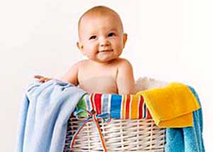 Lavaggio per un neonato