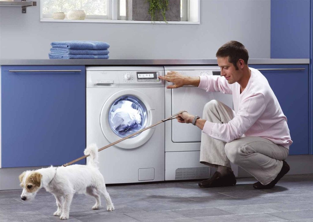 Carregamento horizontal da máquina de lavar