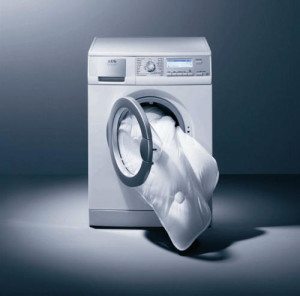 Wasmachines met voorlader