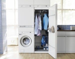 DIY skapis veļas mašīnai
