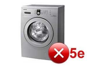 Eroare 5E (SE) la o mașină de spălat Samsung