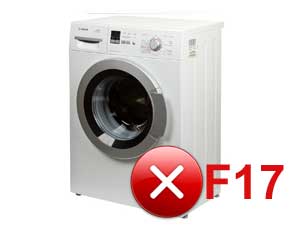 Fehler f17 bei einer Bosch-Waschmaschine