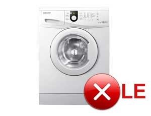 LE error in washing machine