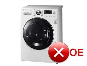 washing machine error oe