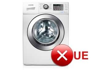 Erro UE na máquina de lavar Samsung
