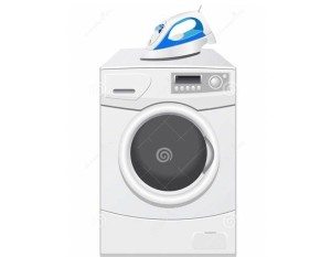 Waschmaschine mit Bügelfunktion