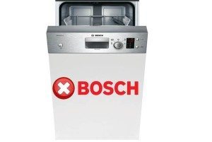Σφάλματα πλυντηρίου πιάτων Bosch