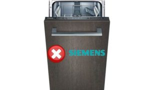 Felkoder för Siemens diskmaskin