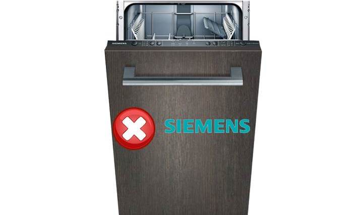 Σφάλματα πλυντηρίου πιάτων Siemens
