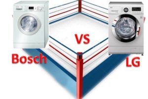 Co je lepší: pračka Bosch nebo LG?