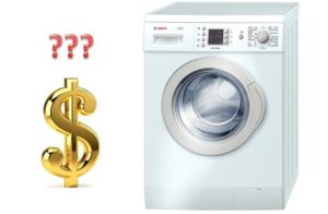Combien coûte une machine à laver ?