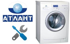 Mga malfunction ng washing machine ng Atlant