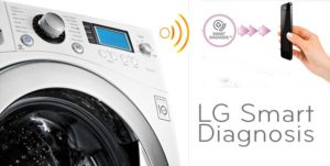 smart_diagnosis în mașinile de spălat LG