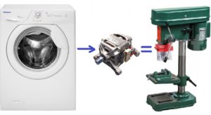 How to make a machine from a washing machine engine