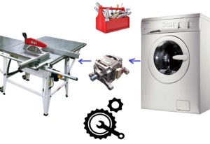 Pabilog mula sa isang washing machine engine