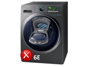 Chyba práčky Samsung 6E (bE)