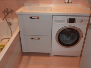 countertop sa itaas ng washing machine