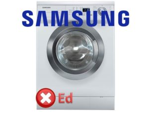 Ed error on Samsung washing machine