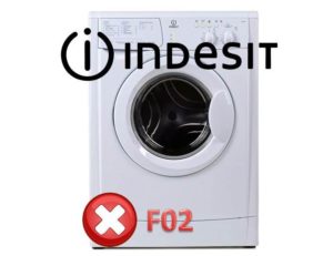 Fout F02 in de Indesit-wasmachine