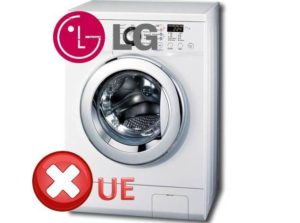Chyba UE pračky LG