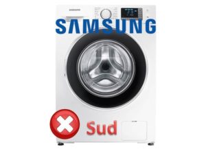 Erro SUD na máquina de lavar Samsung