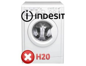 Indesit skalbimo mašina - klaida H20