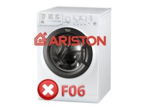 Σφάλμα F06 στο πλυντήριο ρούχων Ariston