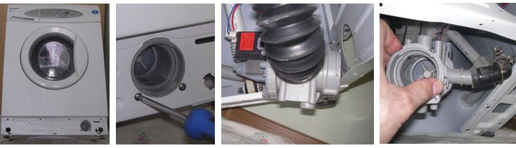 réparation pompe sur machine à laver Gorenje