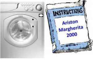 Norādījumi veļas mašīnai Ariston Margherita