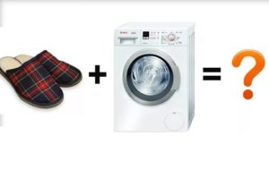 lavare le pantofole in lavatrice