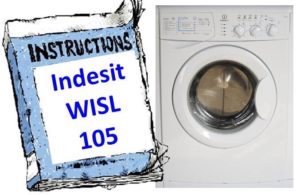Istruzioni per lavatrice Indesit WISL 105