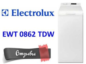 Ulasan tentang mesin basuh Electrolux EWT 0862 TDW