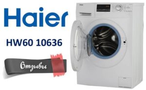 Avis sur la machine à laver Haier HW60 10636