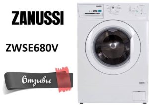 Avis sur la machine à laver Zanussi ZWSE680V