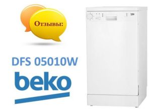 Reviews of the Beko DFS 05010W dishwasher