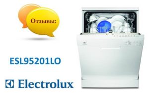Reviews of the Electrolux ESL95201LO dishwasher