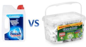 מה עדיף לאבקת כלים או טבליות?