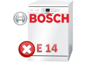 Como corrigir o erro E14 em uma máquina de lavar louça Bosch