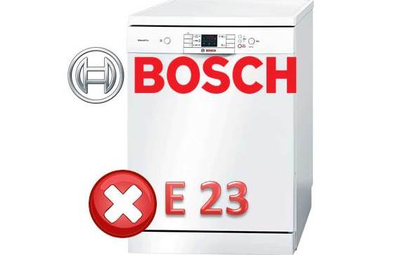 Eroare Bosch E23