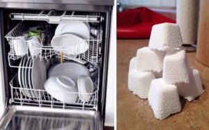 Συνταγή για σπιτικές ταμπλέτες για πλυντήριο πιάτων