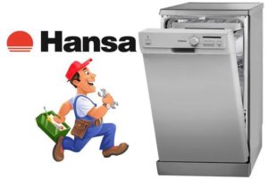 Reparação de falhas na máquina de lavar louça Hansa