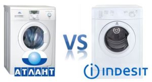 Vilken tvättmaskin är bättre: Indesit eller Atlant?