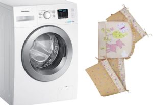 Können Nestchen für Kinderbetten in der Waschmaschine gewaschen werden?