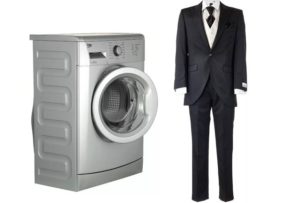 איך לכבס חליפת גברים במכונת הכביסה