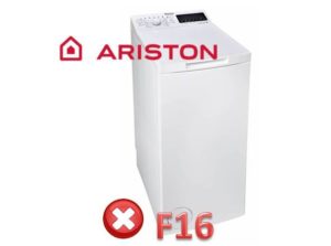 Erro F16 na máquina de lavar Ariston