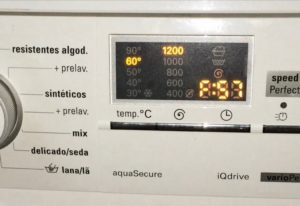 Error F57 in a Bosch washing machine