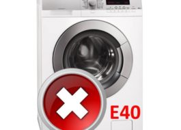 Error E40 en lavadora AEG