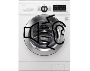 Kodėl mano LG skalbimo mašina ūžia skalbiant?