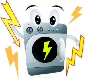 Máy giặt LG bị điện giật