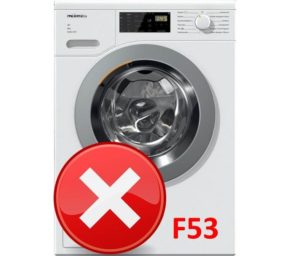 Chyba F53 na práčke Miele